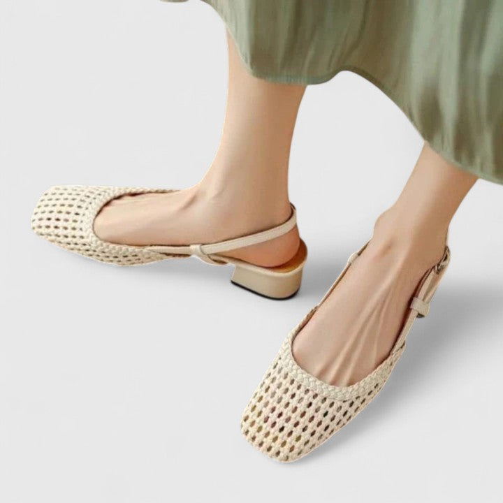 みのり | ナチュラルメッシュフラットサンダル